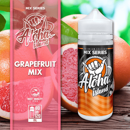 ALOHA ISLAND MIX-SHAKE-VAPE - 80/120ML - GRAPEFRUIT MIX (ΜΙΓΜΑ ΓΚΡΕΙΠΦΡΟΥΤ)
