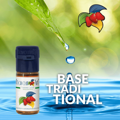 D.I.Y. - 10ML - BASE TRADITIONAL - FLAVOURART ITALY - ( 10ML - 0mg ) * TPD GREECE *