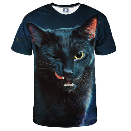 ALOHA FROM DEER - T-SHIRT / BLACK CAT (UNISEX)