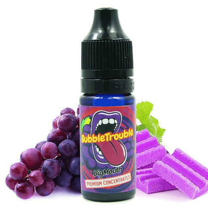 BIG MOUTH CLASSIC - 10ML BUBBLE TROUBLE (ΜΑΥΡΑ ΣΤΑΦΥΛΙΑ & ΤΣΙΧΛΟΦΟΥΣΚΑ) ΣΥΜΠΥΚΝΩΜΕΝΟ ΑΡΩΜΑ