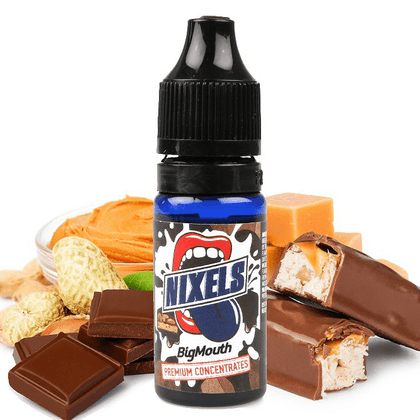 BIG MOUTH CLASSIC - 10ML NIXELS (ΚΑΡΑΜΕΛΑ-ΣΟΚΟΛΑΤΑ ΓΑΛΑΚΤΟΣ-ΨΗΜΕΝΑ ΑΜΥΓΔΑΛΑ) ΣΥΜΠΥΚΝΩΜΕΝΟ ΑΡΩΜΑ