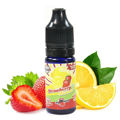 BIG MOUTH RETRO - 10ML STRAWBERRY LEMON (ΦΡΑΟΥΛΑ & ΛΕΜΟΝΙ) ΣΥΜΠΥΚΝΩΜΕΝΟ ΑΡΩΜΑ