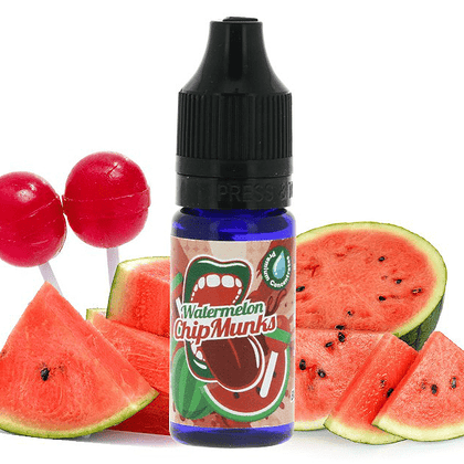 BIG MOUTH CLASSIC - 10ML WATERMELON CHIPMUNKS (ΓΛΥΦΙΤΖΟΥΡΙ ΚΑΡΠΟΥΖΙ) ΣΥΜΠΥΚΝΩΜΕΝΟ ΑΡΩΜΑ