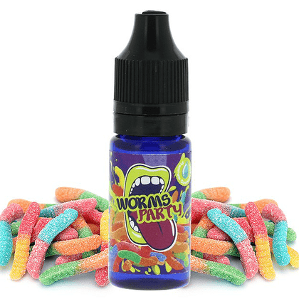 BIG MOUTH CLASSIC - 10ML WORMS PARTY (ΜΙΓΜΑ ΦΡΟΥΤΩΝ & ΟΞΙΝΑ ΖΕΛΕΔΑΚΙΑ) ΣΥΜΠΥΚΝΩΜΕΝΟ ΑΡΩΜΑ