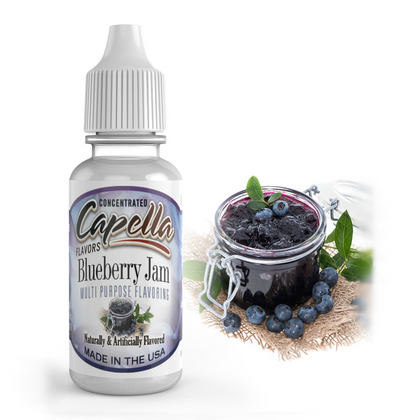 CAPELLA - 13ML BLUEBERRY JAM (ΜΑΡΜΕΛΑΔΑ ΜΥΡΤΙΛΟ) ΣΥΜΠΥΚΝΩΜΕΝΟ ΑΡΩΜΑ