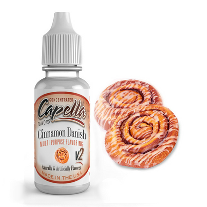 CAPELLA - 13ML CINNAMON DANISH SWIRL V2 (ΡΟΛΑΚΙΑ ΚΑΝΕΛΑΣ) ΣΥΜΠΥΚΝΩΜΕΝΟ ΑΡΩΜΑ