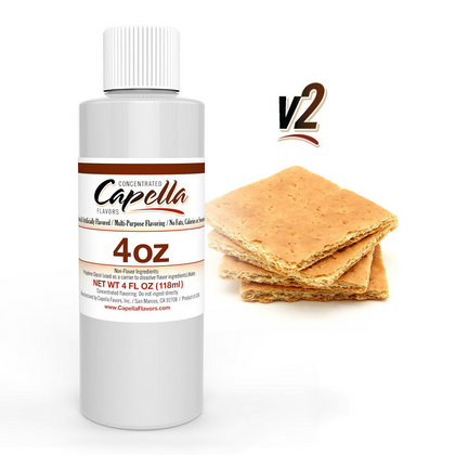 CAPELLA - 118ML GRAHAM CRACKER V2 (ΚΡΑΚΕΡ ΚΑΝΕΛΑΣ) ΣΥΜΠΥΚΝΩΜΕΝΟ ΑΡΩΜΑ
