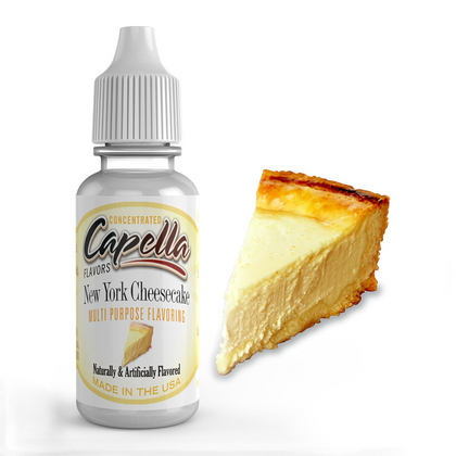 CAPELLA - 13ML NEW YORK CHEESECAKE (ΤΣΙΖΚΕΙΚ ΝΕΑΣ ΥΟΡΚΗΣ) ΣΥΜΠΥΚΝΩΜΕΝΟ ΑΡΩΜΑ