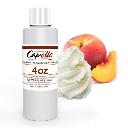 CAPELLA - 118ML PEACHES AND CREAM (ΡΟΔΑΚΙΝΑ & ΚΡΕΜΑ) ΣΥΜΠΥΚΝΩΜΕΝΟ ΑΡΩΜΑ