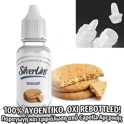CAPELLA SILVERLINE - 13ML BISCUIT (ΜΠΙΣΚΟΤΟ ΒΟΥΤΥΡΟΥ) ΣΥΜΠΥΚΝΩΜΕΝΟ ΑΡΩΜΑ