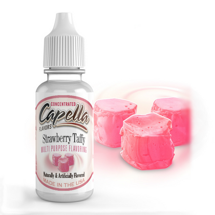 CAPELLA - 13ML STRAWBERRY TAFFY (ΚΑΡΑΜΕΛΑ ΦΡΑΟΥΛΑ) ΣΥΜΠΥΚΝΩΜΕΝΟ ΑΡΩΜΑ
