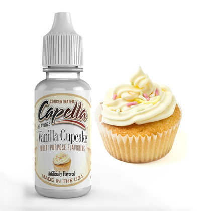 CAPELLA - 13ML VANILLA CUPCAKE (ΚΑΠ ΚΕΙΚ ΒΑΝΙΛΙΑ) ΣΥΜΠΥΚΝΩΜΕΝΟ ΑΡΩΜΑ