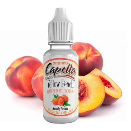 CAPELLA - 13ML YELLOW PEACH (ΡΟΔΑΚΙΝΟ) ΣΥΜΠΥΚΝΩΜΕΝΟ ΑΡΩΜΑ