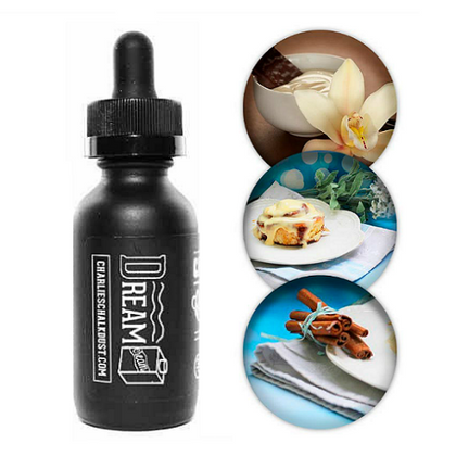 CHARLIE'S CHALK DUST - 30ML DREAM CREAM 60% VG (ΚΡΕΜΑ ΒΑΝΙΛΙΑΣ-ΣΟΚΟΛΑΤΑ FUDGE-ΚΑΝΕΛΑ)