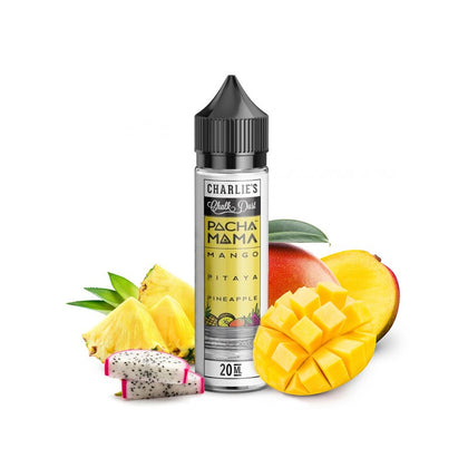 MIX & SHAKE - CHARLIE'S CHALK DUST 20/60ML PACHA MAMA MANGO PITAYA PINEAPPLE (ΜΑΝΓΚΟ, ΦΡΟΥΤΟ ΤΟΥ ΔΡΑΚΟΥ, ΑΝΑΝΑΣ)