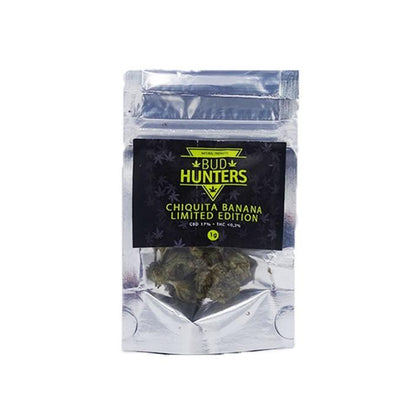 BUD HUNTERS - CHIQUITA BANANA LIMITED EDITION 1γρ, 17% CBD / ΜΗ-ΨΥΧΟΤΡΟΠΙΚΗ ΦΑΡΜΑΚΕΥΤΙΚΗ ΚΑΝΝΑΒΗ