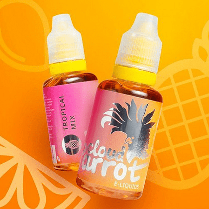 CLOUD PARROT - 30ML TROPICAL MIX 70% VG (ΑΝΑΝΑΣ-ΚΑΡΥΔΑ-ΚΕΙΚ-ΕΣΠΕΡΙΔΟΕΙΔΗ)