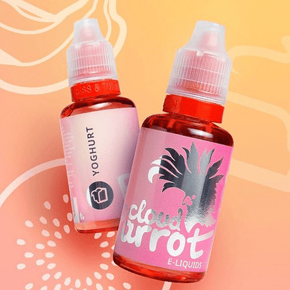 CLOUD PARROT - 30ML YOGHURT 70% VG (ΑΚΤΙΝΙΔΙΟ-ΜΠΑΝΑΝΑ-ΓΙΑΟΥΡΤΙ)