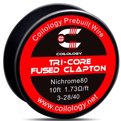COILOLOGY TRI-CORE FUSED CLAPTON Ni80 28GAx3 + 40GA ΣΥΡΜΑ (3M)
