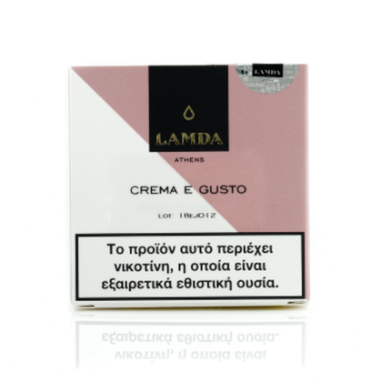 LAMDA - 10ML CREMA E GUSTO 75% VG (ΤΑΡΤΑ ΜΕ ΚΡΕΜΑ & ΦΡΑΟΥΛΑ CAMAROSA)