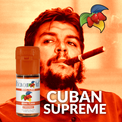 D.I.Y. - ΑΡΩΜΑ - 10ML - FLAVOURART ITALY - CUBAN SUPREME ( CUBAN AVANA ) - ΚΑΠΝΟΣ & ΚΑΚΑΟ - 2.5%