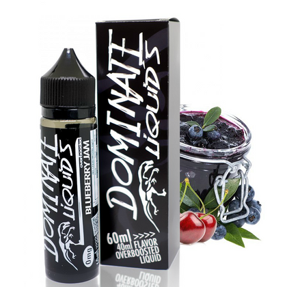DOMINATE MIX-SHAKE-VAPE - 40/60ML - BLUEBERRY JAM (ΜΑΡΜΕΛΑΔΑ ΜΥΡΤΙΛΟ-ΚΕΡΑΣΙ-ΦΡΥΓΑΝΙΣΜΕΝΟ ΨΩΜΙ)
