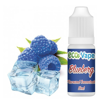 ECO VAPE - 10ML BLUEBERG (ΜΟΥΡΑ & ΜΕΝΘΟΛΗ) ΣΥΜΠΥΚΝΩΜΕΝΟ ΑΡΩΜΑ