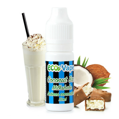 ECO VAPE - 10ML COCONUT BAR MILKSHAKE (ΜΠΑΡΑ ΚΑΡΥΔΑΣ & ΜΙΛΚΣΕΙΚ) ΣΥΜΠΥΚΝΩΜΕΝΟ ΑΡΩΜΑ
