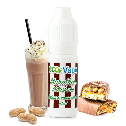 ECO VAPE - 10ML MARATHON MILKSHAKE (ΜΠΑΡΑ ΣΝΙΚΕΡ & ΜΙΛΚΣΕΙΚ) ΣΥΜΠΥΚΝΩΜΕΝΟ ΑΡΩΜΑ