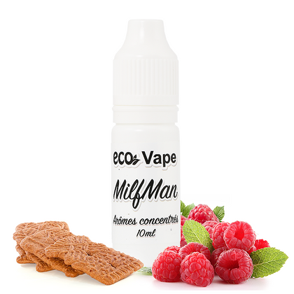 ECO VAPE - 10ML MILFMAN (ΜΙΛΚΣΕΙΚ ΣΜΕΟΥΡΟΥ-ΜΠΙΣΚΟΤΟ-ΚΡΕΜΑ) ΣΥΜΠΥΚΝΩΜΕΝΟ ΑΡΩΜΑ