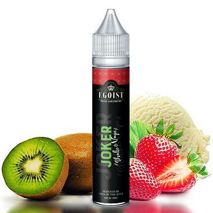 EGOIST MIX-SHAKE-VAPE - 6/30ML - JOKER (ΑΚΤΙΝΙΔΙΟ-ΦΡΑΟΥΛΑ-ΠΑΓΩΤΟ ΒΑΝΙΛΙΑ)