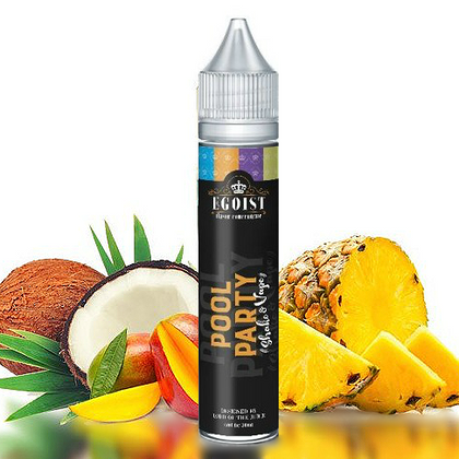 EGOIST MIX-SHAKE-VAPE - 6/30ML - POOL PARTY (ΚΑΡΥΔΑ-ΑΝΑΝΑΣ-ΜΑΝΓΚΟ-ΚΡΕΜΑ)