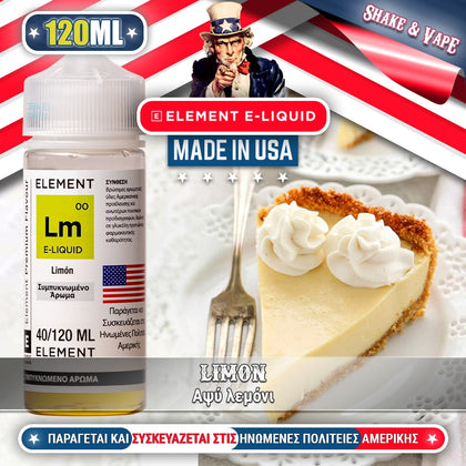 ELEMENT MIX-SHAKE-VAPE - 40/120ML – LIMON (ΑΨΥ ΛΕΜΟΝΙ)