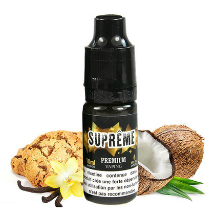 ELIQUID FRANCE - 10ML SUPREME 50% VG (ΚΑΠΝΟΣ-ΜΠΙΣΚΟΤΟ-ΒΑΝΙΛΙΑ-ΚΑΡΥΔΑ)