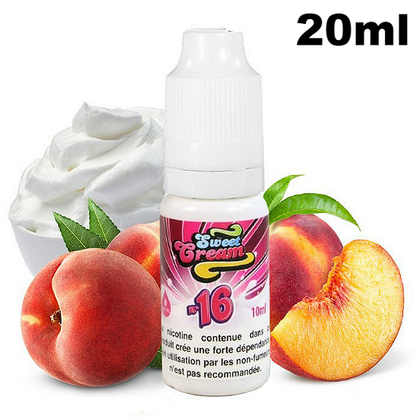 ELIQUID FRANCE - 20ML SWEET CREAM NO.16 50% VG (ΡΟΔΑΚΙΝΟ & ΣΑΝΤΙΓΙ)