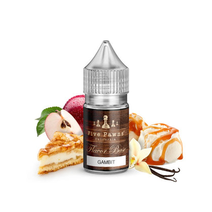 MIX & SHAKE - FIVE PAWNS 10/30ML GAMBIT (ΦΥΛΛΟ ΚΡΟΥΣΤΑΣ, ΜΗΛΟ, ΚΑΡΑΜΕΛΑ, ΠΑΓΩΤΟ ΒΑΝΙΛΙΑ, ΣΑΝΤΙΓΙ)