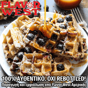 FLAVOR WEST - 118ML BLUEBERRY GRAHAM WAFFLE (ΜΥΡΤΙΛΟ-ΒΑΦΛΑ-ΚΡΑΚΕΡ) ΣΥΜΠΥΚΝΩΜΕΝΟ ΑΡΩΜΑ ** ΠΕΡΑΣΜΕΝΗ ΗΜΕΡΟΜΗΝΙΑ **