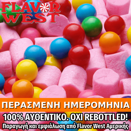 FLAVOR WEST - 118ML BUBBLEGUM (ΤΣΙΧΛΟΦΟΥΣΚΑ) ΣΥΜΠΥΚΝΩΜΕΝΟ ΑΡΩΜΑ ** ΠΕΡΑΣΜΕΝΗ ΗΜΕΡΟΜΗΝΙΑ **
