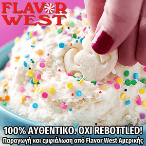 FLAVOR WEST - 118ML CAKE BATTER DIP (ΒΑΝΙΛΙΑ-ΒΟΥΤΥΡΟ-ΖΑΧΑΡΗ) ΣΥΜΠΥΚΝΩΜΕΝΟ ΑΡΩΜΑ ** ΠΕΡΑΣΜΕΝΗ ΗΜΕΡΟΜΗΝΙΑ **