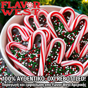 FLAVOR WEST - 118ML CANDY CANE (ΖΑΧΑΡΩΤΑ ΜΕΝΤΑΣ ΠΙΠΕΡΩΔΟΥΣ) ΣΥΜΠΥΚΝΩΜΕΝΟ ΑΡΩΜΑ ** ΠΕΡΑΣΜΕΝΗ ΗΜΕΡΟΜΗΝΙΑ **