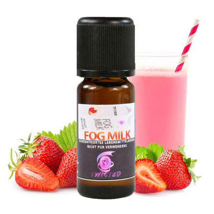 TWISTED VAPING - 10ML FOG MILK (ΜΙΛΚΣΕΙΚ ΦΡΑΟΥΛΑ) ΣΥΜΠΥΚΝΩΜΕΝΟ ΑΡΩΜΑ