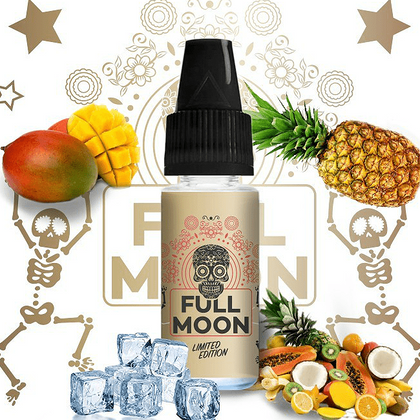 FULL MOON - 10ML GOLD (ΜΑΝΓΚΟ ΚΑΙ ΑΝΑΝΑΣ ΚΥΡΙΑΡΧΟΥΝ ΣΕ ΜΙΑ ΜΙΞΗ ΩΡΙΜΩΝ ΦΡΟΥΤΩΝ ΤΑΡΤΑΣ, ΚΟΛΑΝΤΑ) AROMA