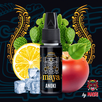 MAYA - 10ML ANOKI (ΚΑΚΤΟΣ-ΚΟΚΚΙΝΟ ΜΗΛΟ-ΛΕΜΟΝΙ-ΠΑΓΩΜΕΝΗ ΜΕΝΤΑ) AROMA