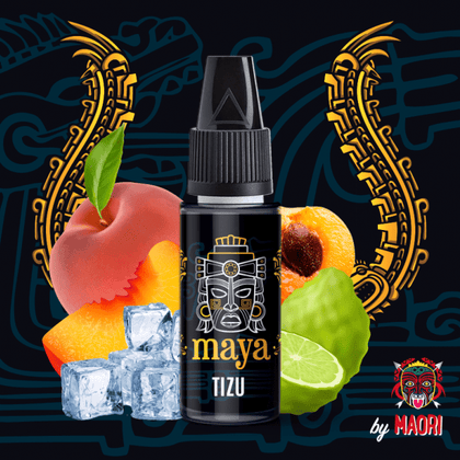 MAYA - 10ML TIZU (ΒΕΡΙΚΟΚΟ-ΛΑΪΜ-ΑΧΛΑΔΙ-ΠΑΓΩΜΕΝΗ ΜΕΝΤΑ) AROMA