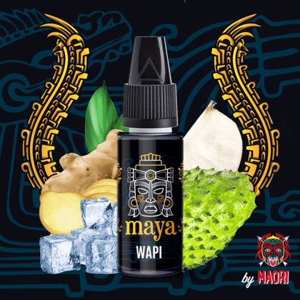 MAYA - 10ML WAPI (ΠΑΠΑΓΙΑ-ΤΖΙΝΤΖΕΡ-ΓΟΥΑΝΑΜΠΑΝΑ-ΠΑΓΩΜΕΝΗ ΜΕΝΤΑ) AROMA