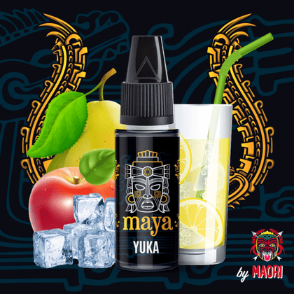 MAYA - 10ML YUKA (ΑΧΛΑΔΙ-ΛΕΜΟΝΑΔΑ-ΜΗΛΟ-ΠΑΓΩΜΕΝΗ ΜΕΝΤΑ) AROMA