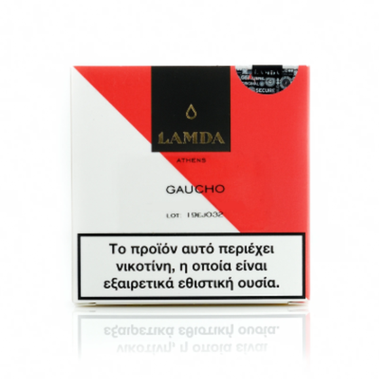LAMDA - 10ML GAUCHO 50% VG (ΚΑΠΝΟΣ-ΣΑΝΤΙΓΙ-ΚΑΡΑΜΕΛΑΚΙΑ-ΦΡΑΟΥΛΑ-ΚΡΕΜΑ)
