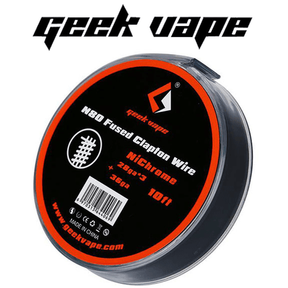 GEEKVAPE FUSED CLAPTON WIRE N80 28GAx3 + 36GA ΣΥΡΜΑ (3Μ)