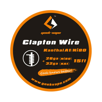 GEEKVAPE CLAPTON 26GA Ni80 + 32GA KANTHAL A1 ΣΥΡΜΑ - 5M