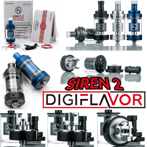 ΑΤΜΟΠΟΙΗΤΗΣ - DIGIFLAVOR SIREN V2 MTL GTA/RTA 24MM 4.5ML ( BLUE )